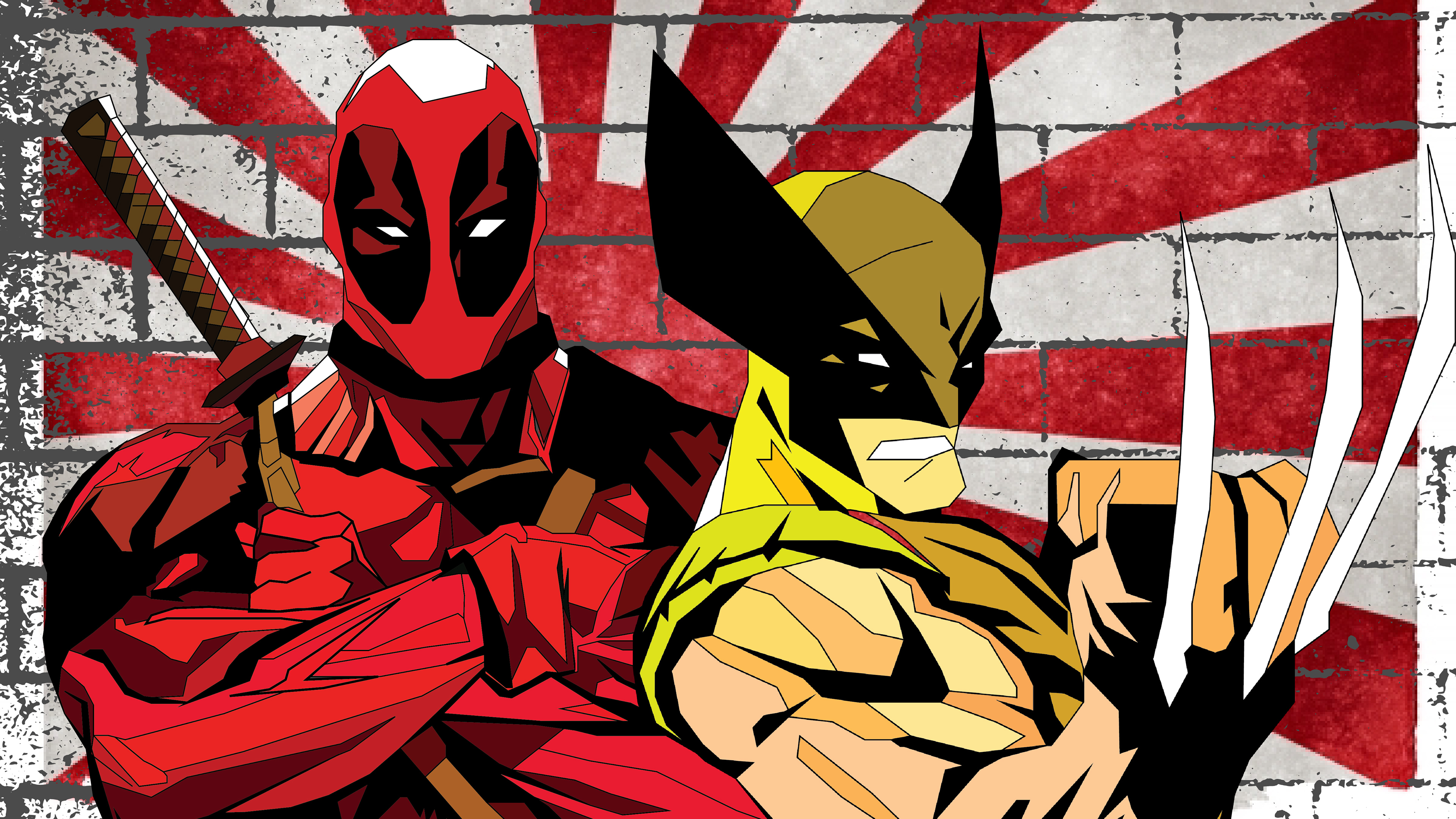 Wolverine And Deadpool Vacation In Japan, HD Superheroes ...